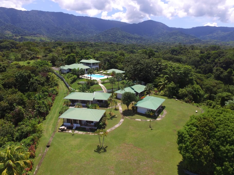 Aerial View of Bungalows