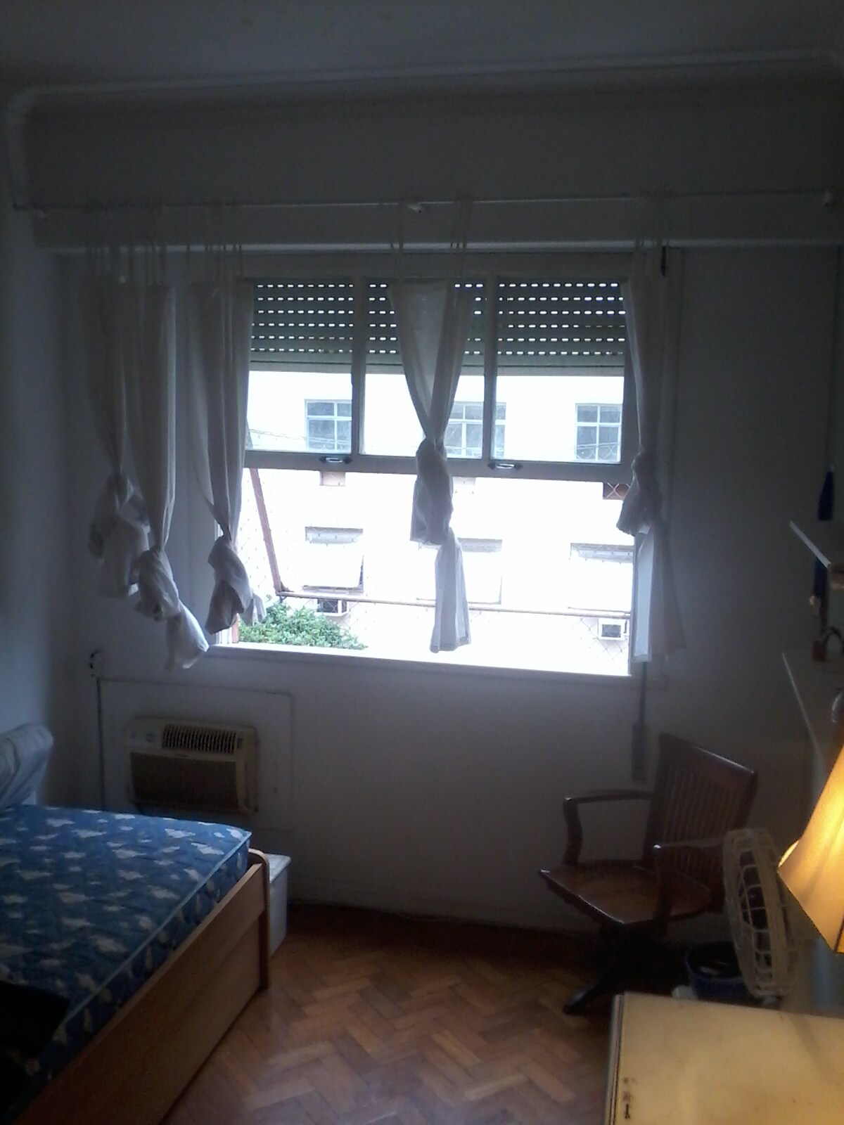 Habitación individual (2 camas) con aire acondicionado y ventilador