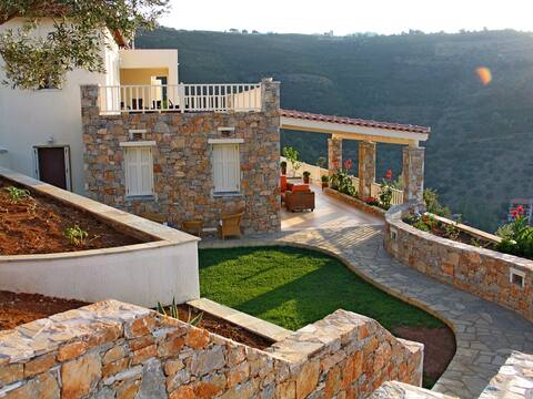Luxury villa with a great view.