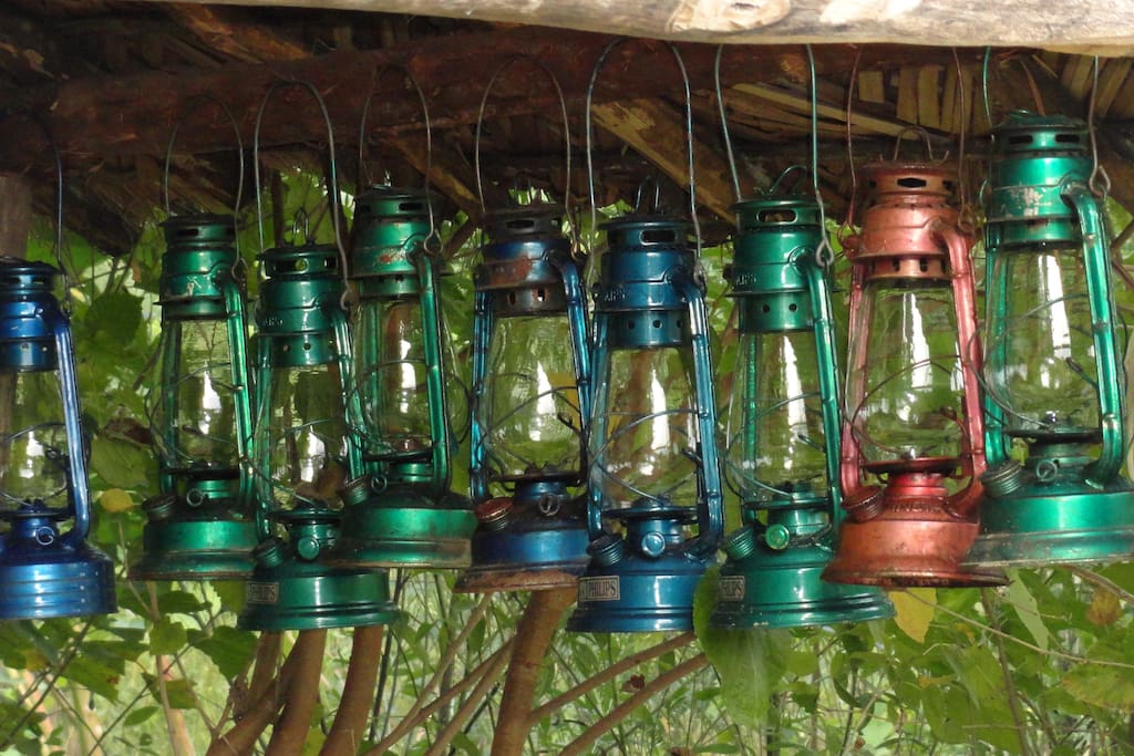 Lanterns near the Machan