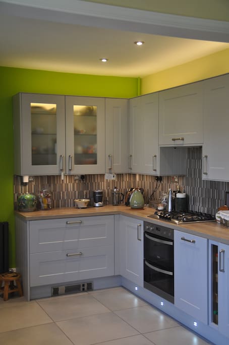 Recently fitted kitchen
