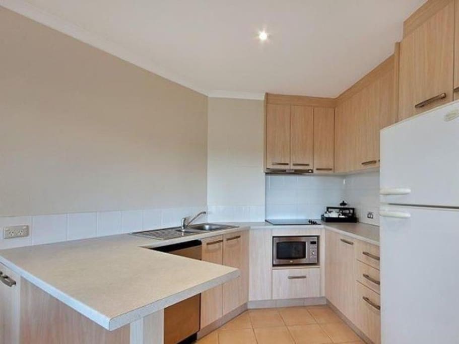Fully functioning and equipped kitchen