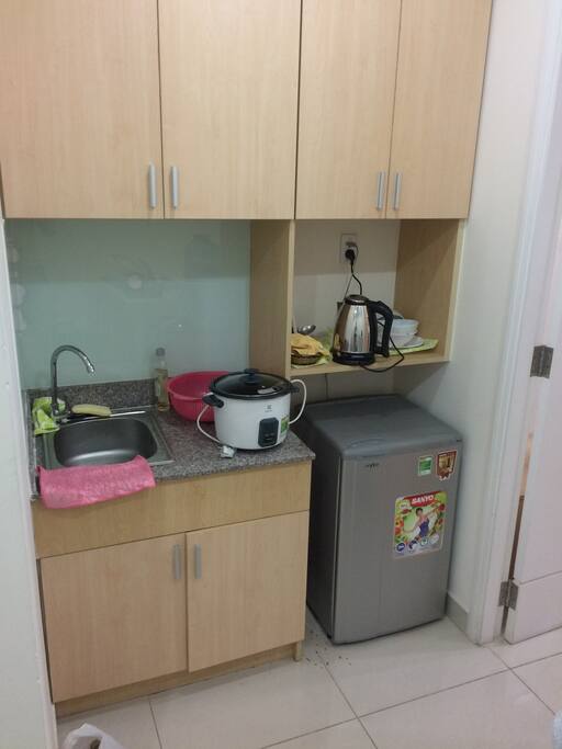 A basic kitchen