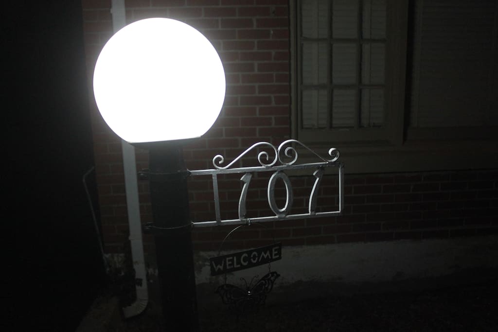 address at night