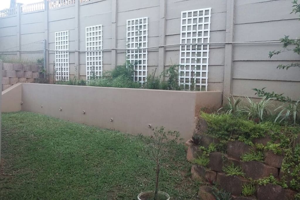 Small back garden