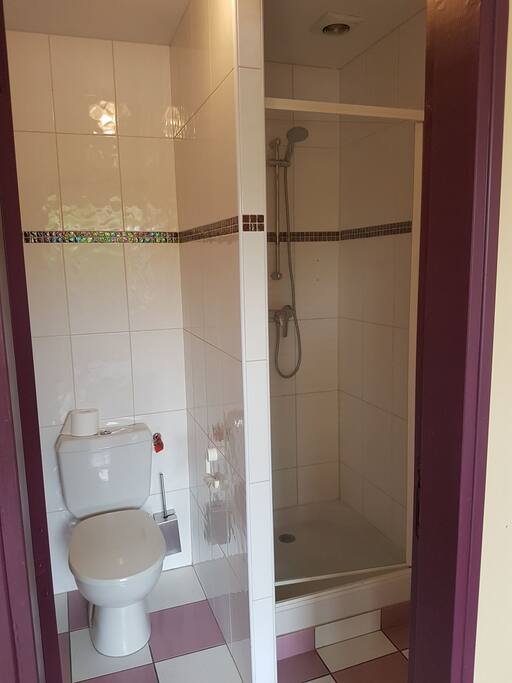 douche,wc et sèche cheveux