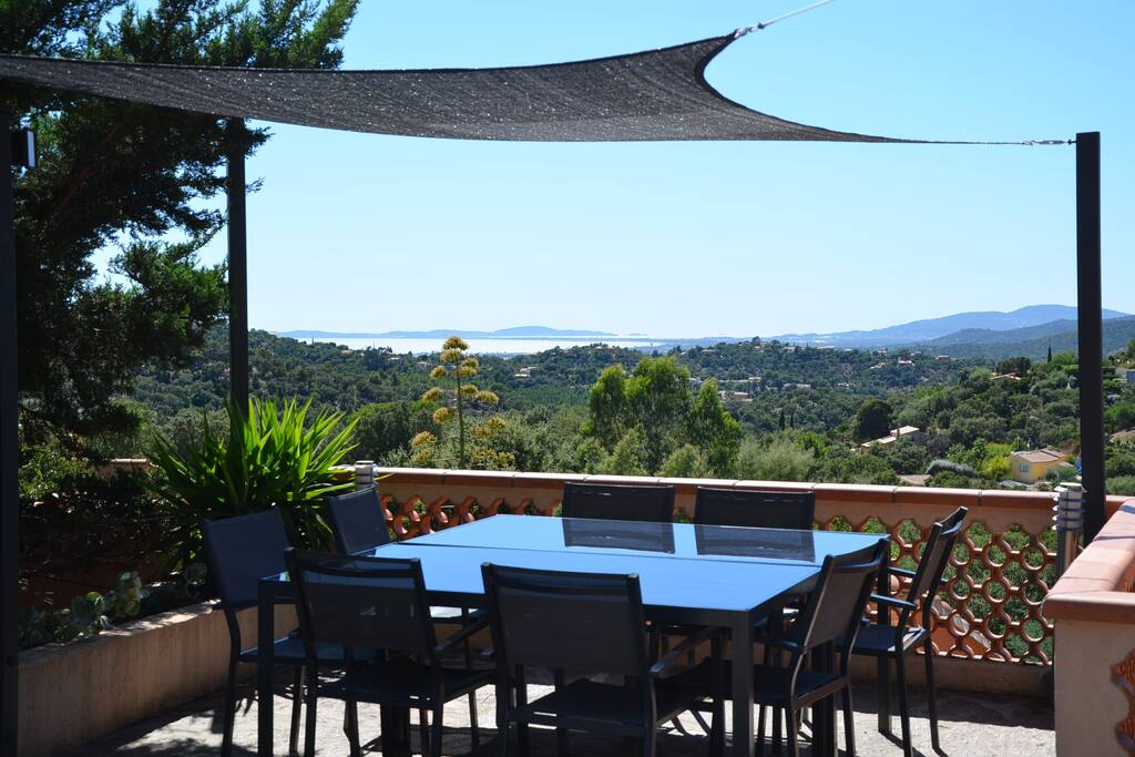 vue mer depuis la terrasse