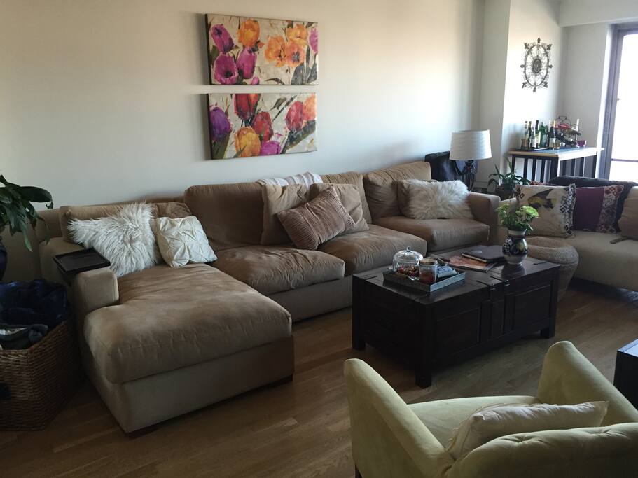 Comfy living room.