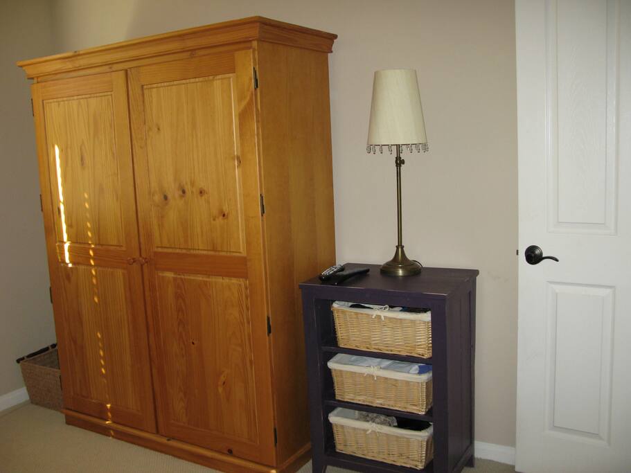 Cable tv in your room.