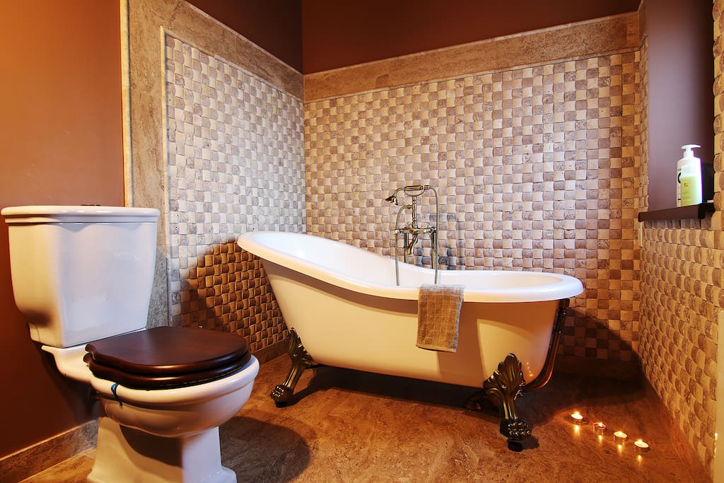 Bathroom 1 with bathtub