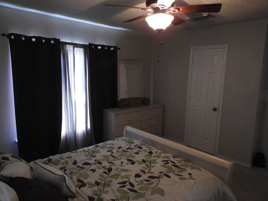 From the bedroom!