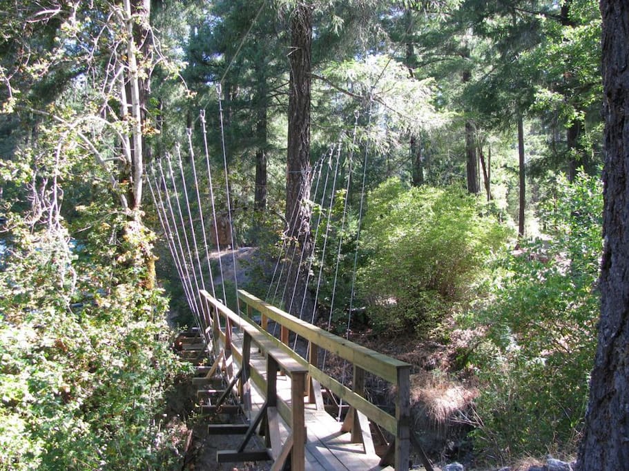 Beautiful handcrafted drawbridge