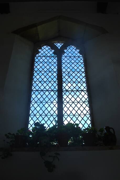 Window in the medieval hall