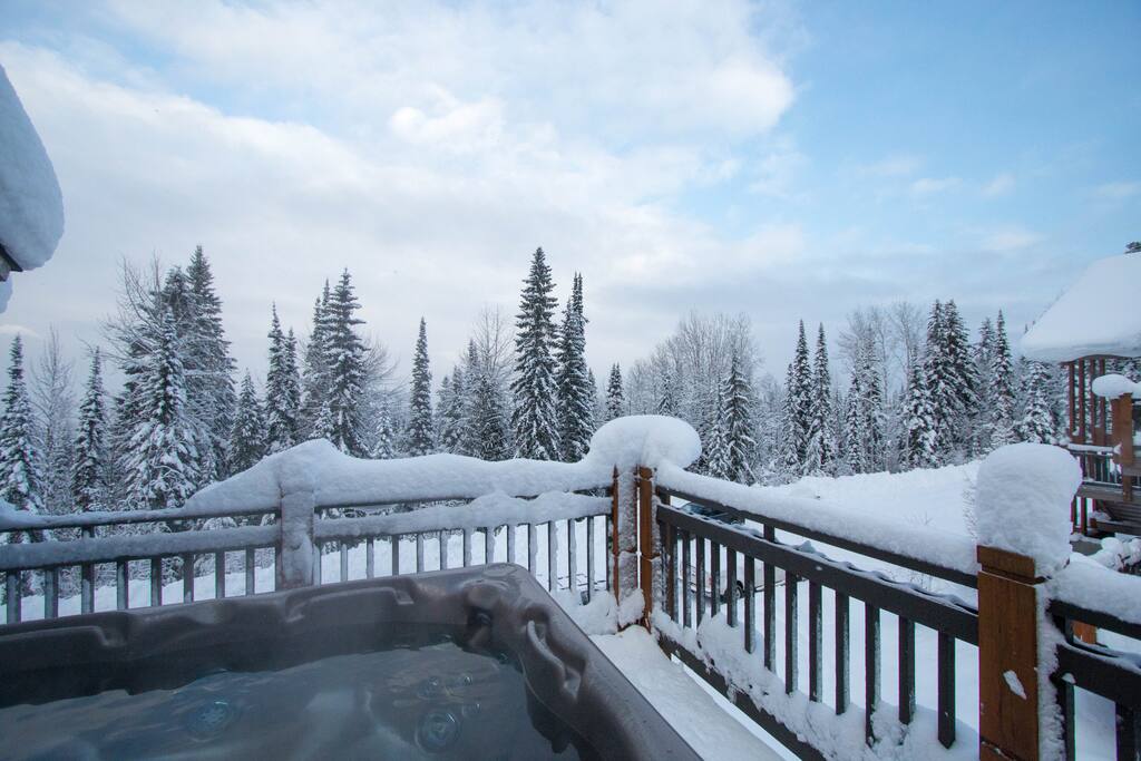 Hot tub with a view!