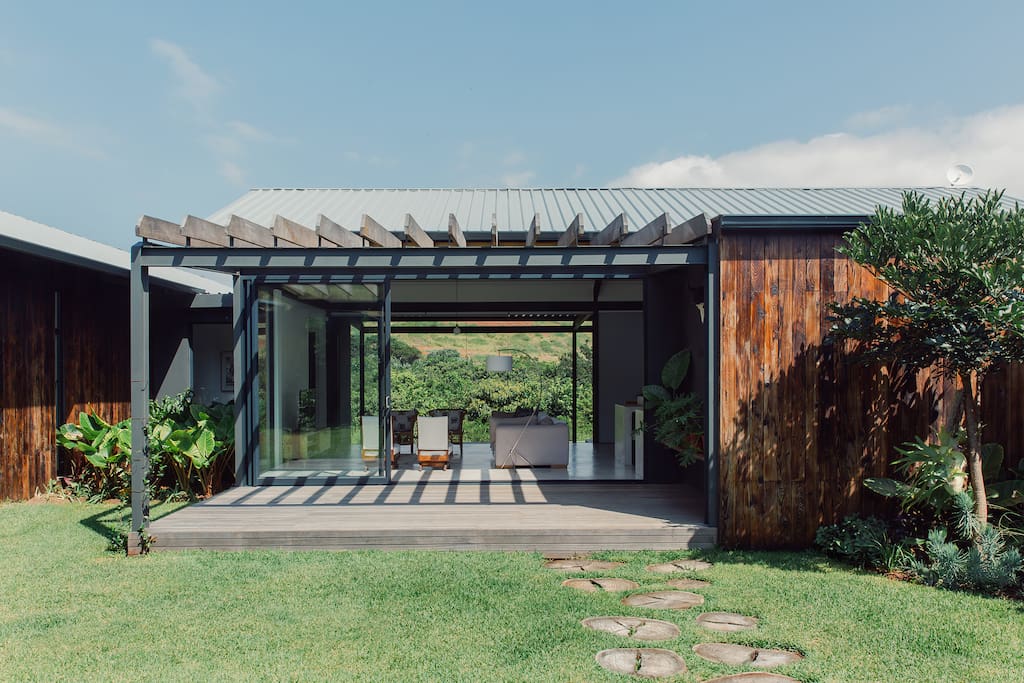 View of Living Barn from the Courtyard