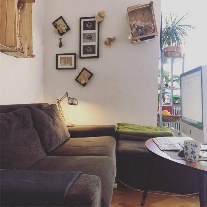 Sofa, (Were i sleep if i'm not sleeping at friends)