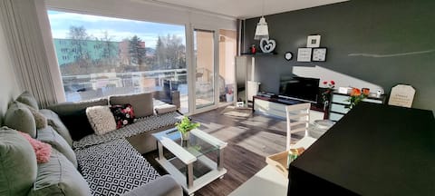 Luxusní světlý byt s terasou