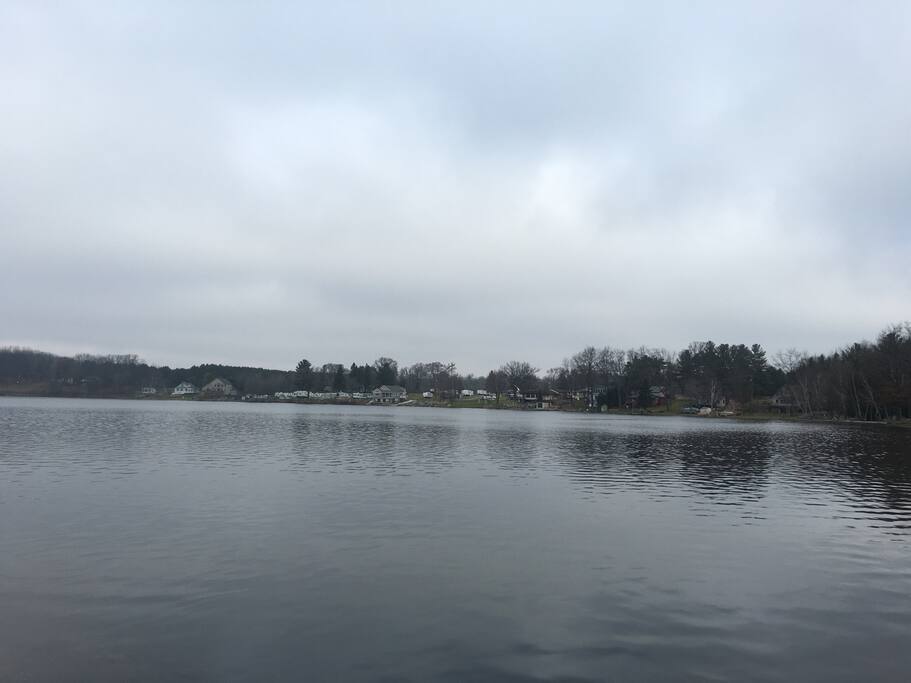 View of Round Lake.