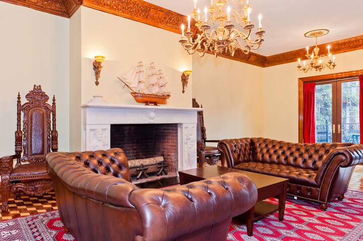Historic brick Victorian row house