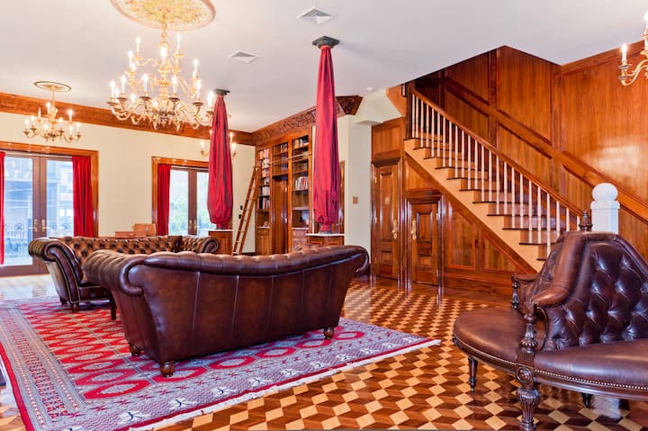 Historic brick Victorian row house
