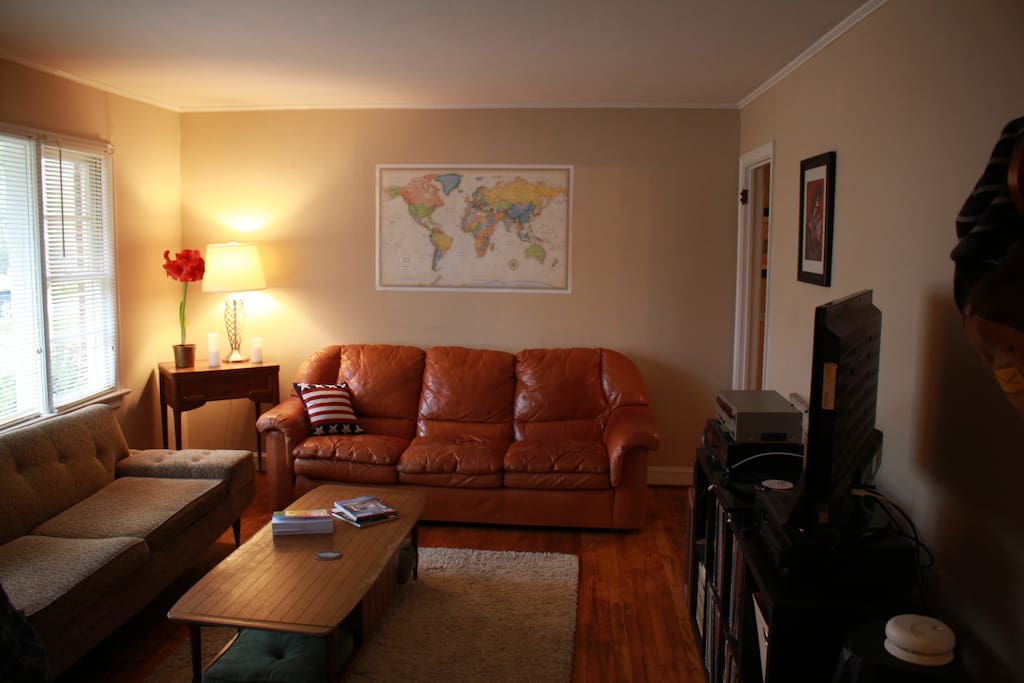 Two couches that are super cozy - great for lounging and napping