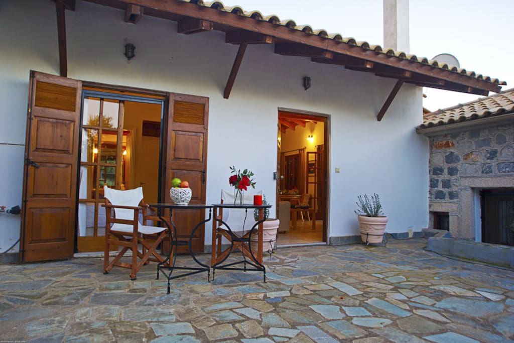 Relaxing veranda on the East side