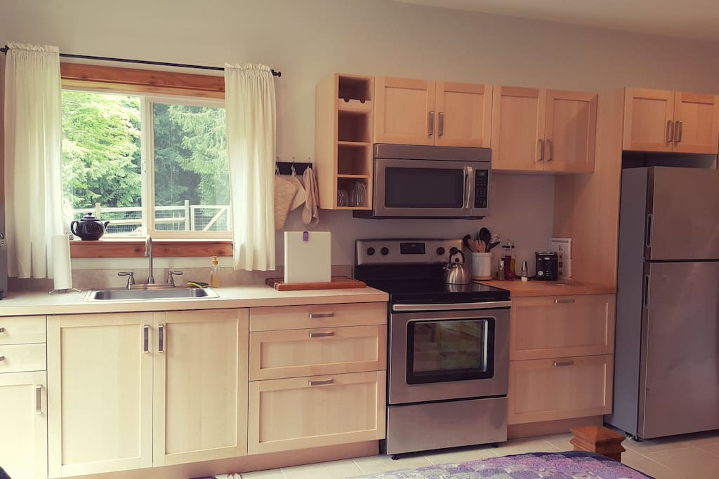 Fully equipped kitchen