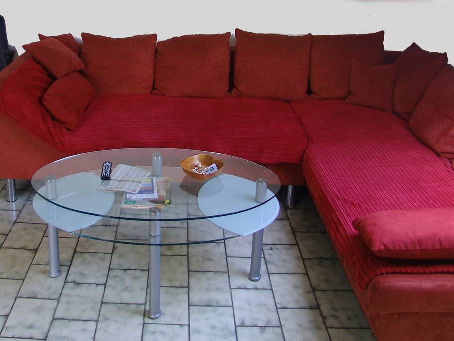 Gemütliche große Eckcouch