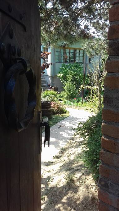 wooden gate