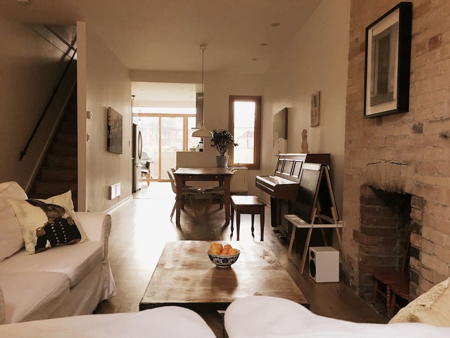 Main floor, open concept