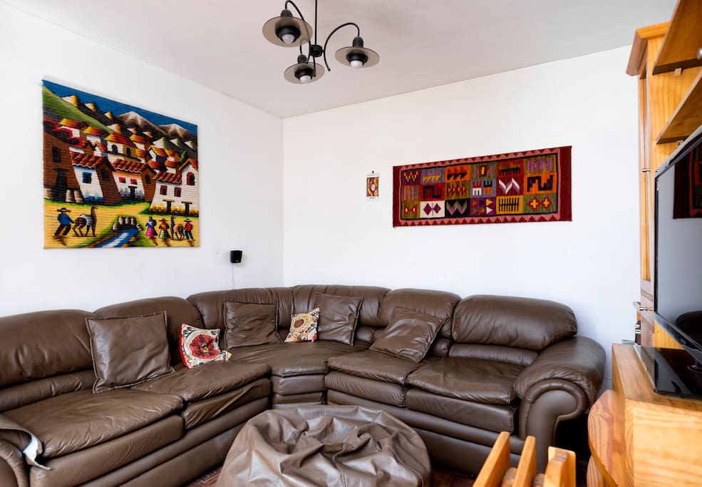 Private living room with CABLE TV and DVD player