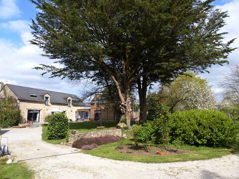 House stone and wood Locmiquel Morbihan
