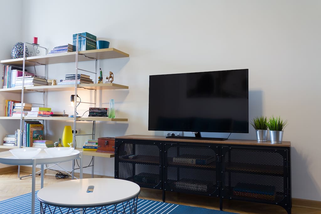 Living Room - you can either grab a book, watch TV or browse Internet