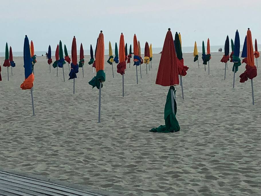 Les planches à deux pas de l’appartement.