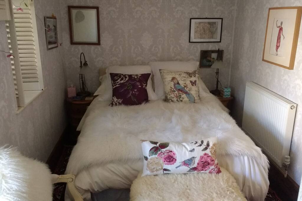 bedroom with separate entrance