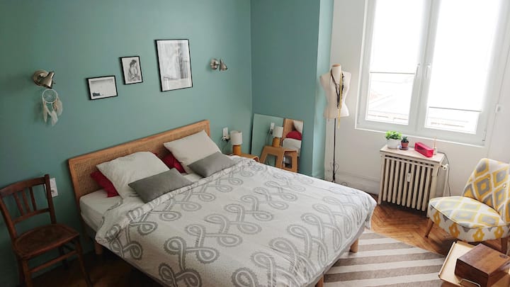 غرفة النوم 1 - سرير 160 سم