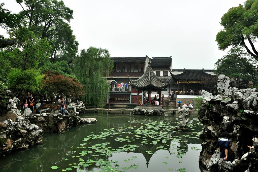苏州园林和苏州古城建筑相得益彰