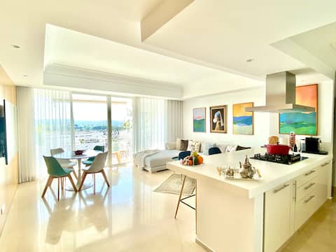 Popular Airbnb listing: Anfa Finance City! Lovely Condo Vegetal Towers in Arrondissement De Hay Hassani مقاطعة الحي الحسني