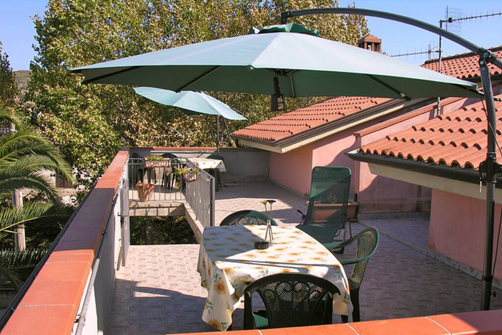 Terrazzo arredato