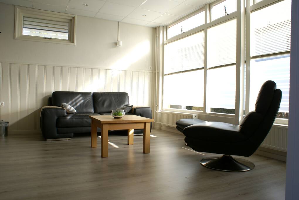 hele ochtend heerlijk met het zonnetje in de woonkamer