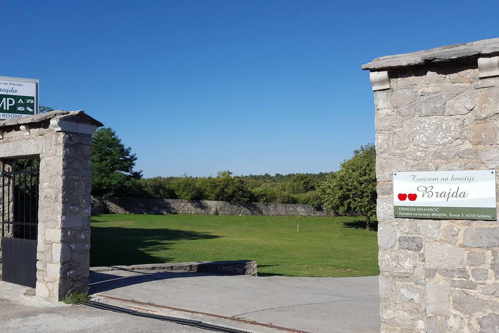 Main entrance from the road