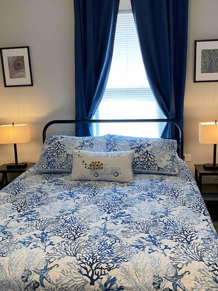 Letto matrimoniale nella terza camera da letto 