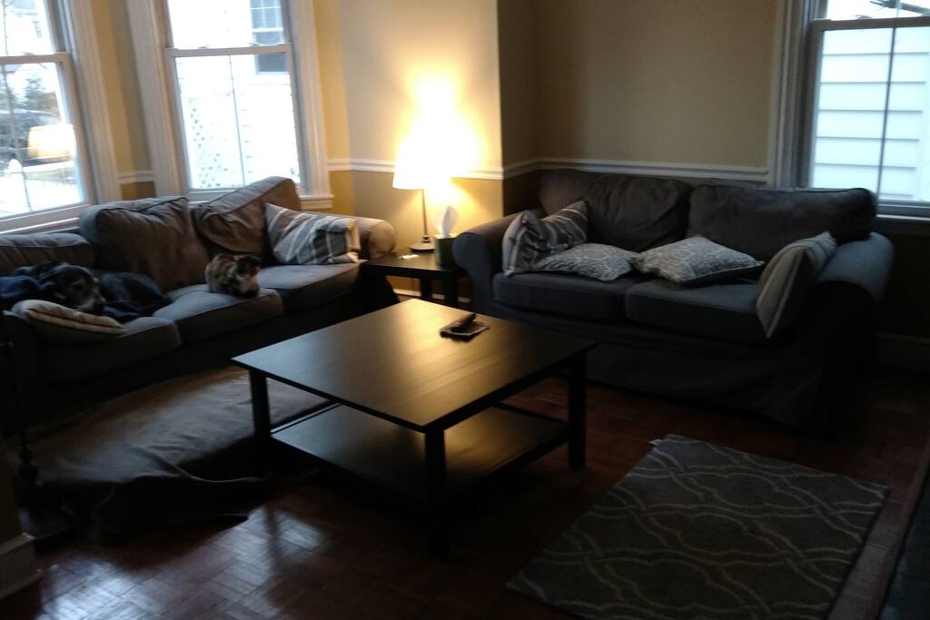 Enjoy your evening settled in before the wood burning fireplace.