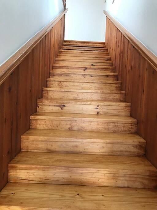 Upstairs you'll find....