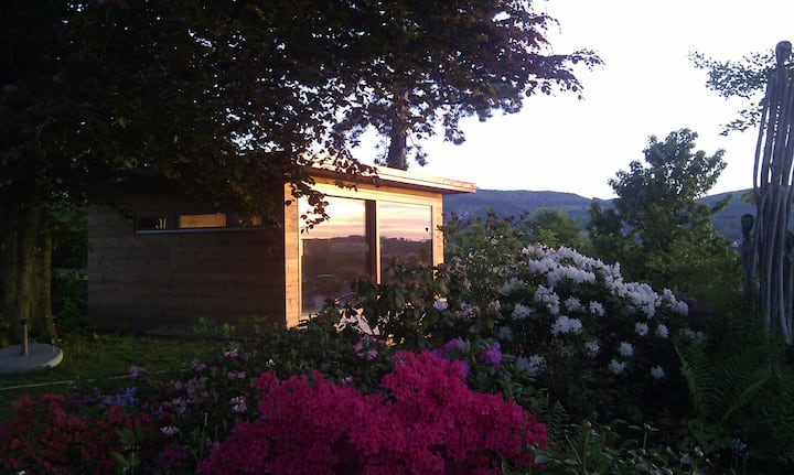 Tiny house with far-reaching views