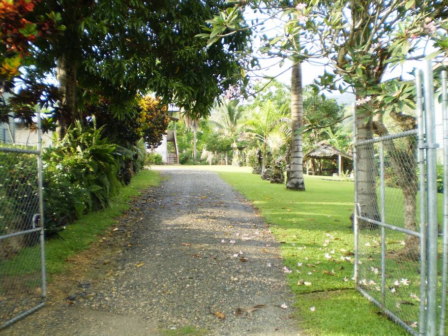 It is set in a large, fenced area on beautiful Kreer Heights.