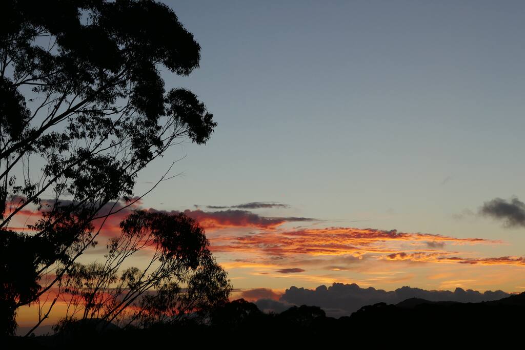 Sunset from the deck