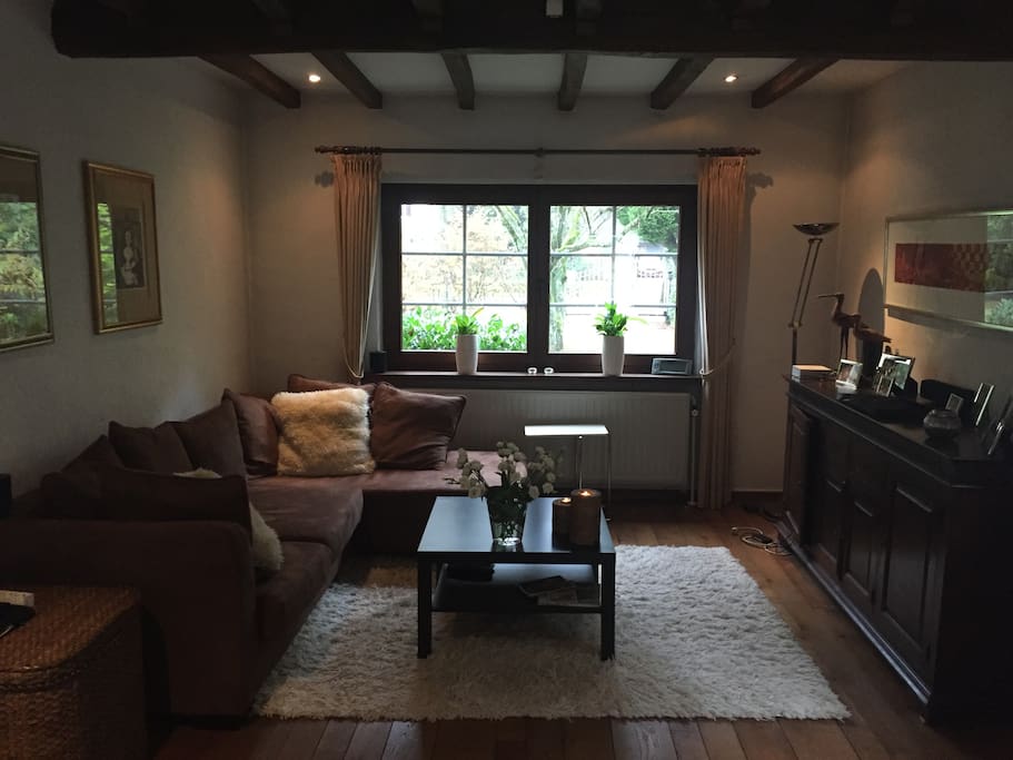 Cosy salon with satellite television