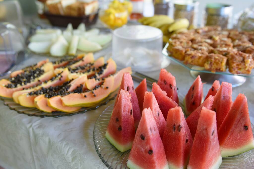 Frutas sempre frescas.