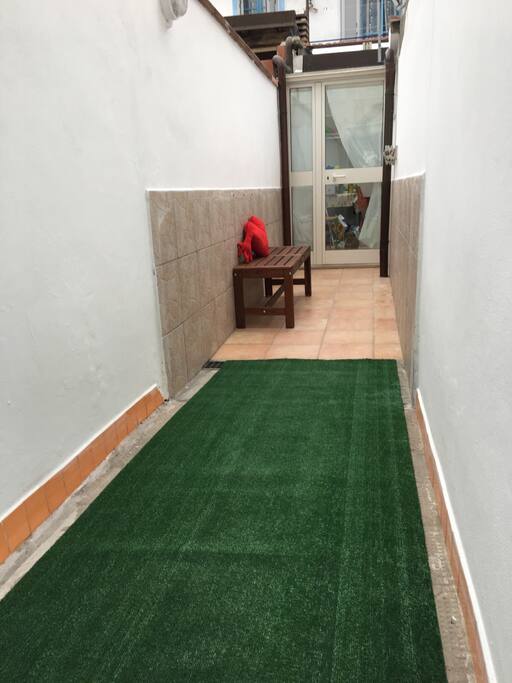 Ingresso con corticella privata